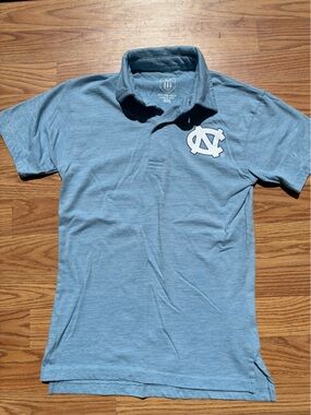 Boys Light Blue UNC Logo Polo (Size 8)